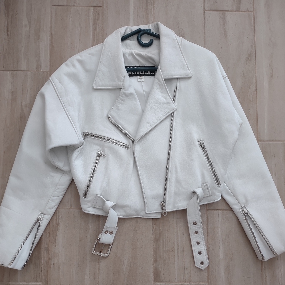 Ladies leather jacket size M